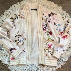 Silk Bomber Jacket